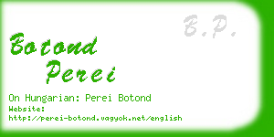 botond perei business card